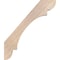 Ekena Millwork 5 1/2"W x 26"D x 30"H Olympic Smooth Knee Brace, Douglas Fir BRC06X26X30OLY00SDF - alternate 3
